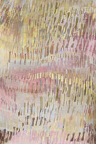 ELSHAM BOUTIQUE Jardin sleeveless top in 100% linen featuring a multi-colored abstract vertical brushstroke print.