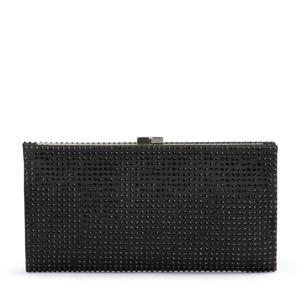 Gabriela Hotfix Frame Clutch in Black Gabriela Hotfix Frame Clutch in Black