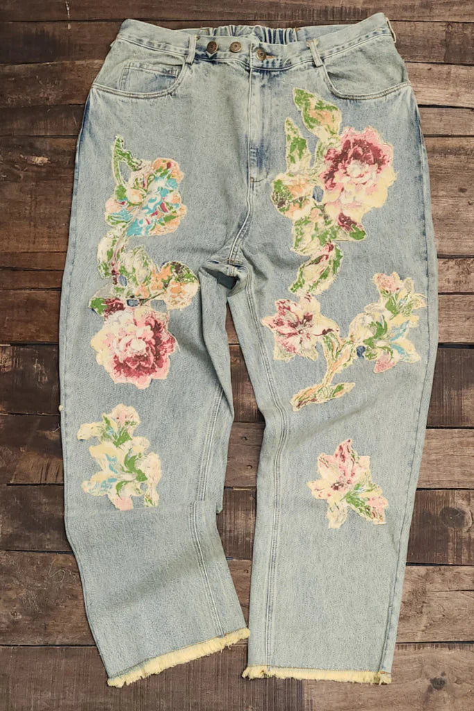 Jaded Gypsy - Garden Walks Jeans - Womens Clothing - bohemian - denim ...