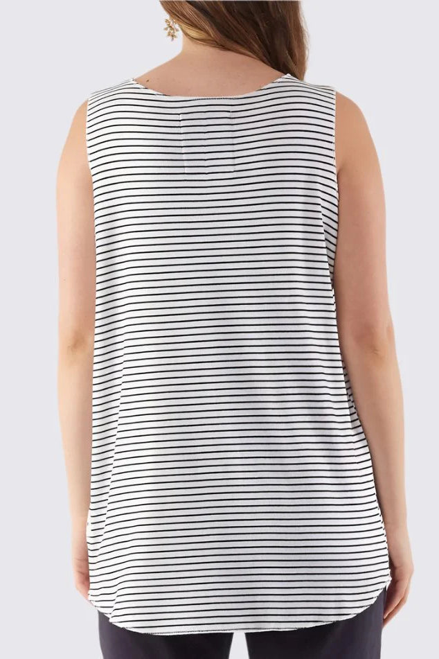 Lottie Layer Tank in White Lottie Layer Tank in White
