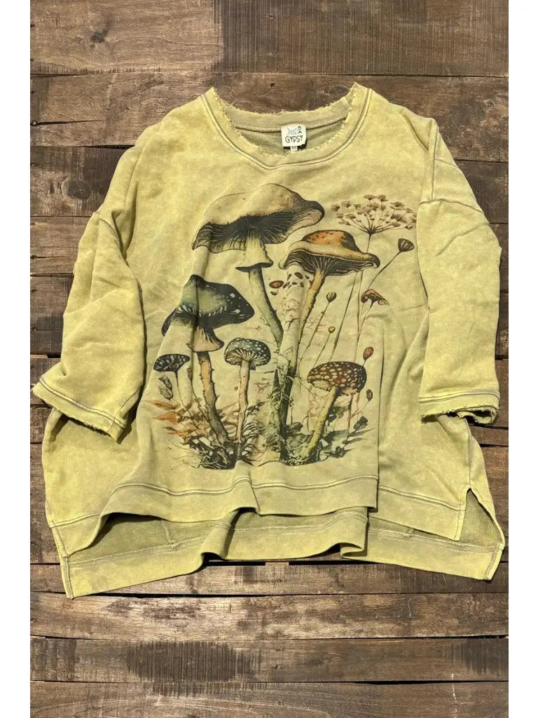 Moon Dance Tee - Mushroom Garden Moon Dance Tee - Mushroom Garden