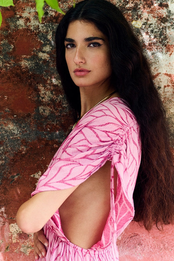 Zakar Kaftan in Fuchsia Zakar Kaftan in Fuchsia