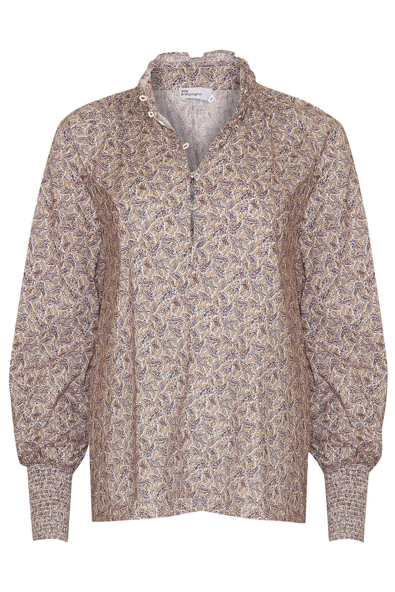 Token Top in Biscuit Paisley Token Top in Biscuit Paisley