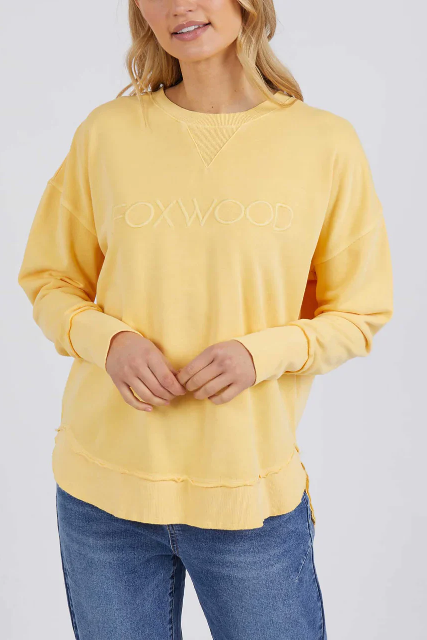 Simplified Crew in Pineapple Yellow Simplified Crew in Pineapple Yellow