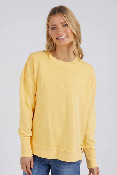 FOXWOOD Simplified Crew WOMENS CLOTHING COTTON PINEAPPLE