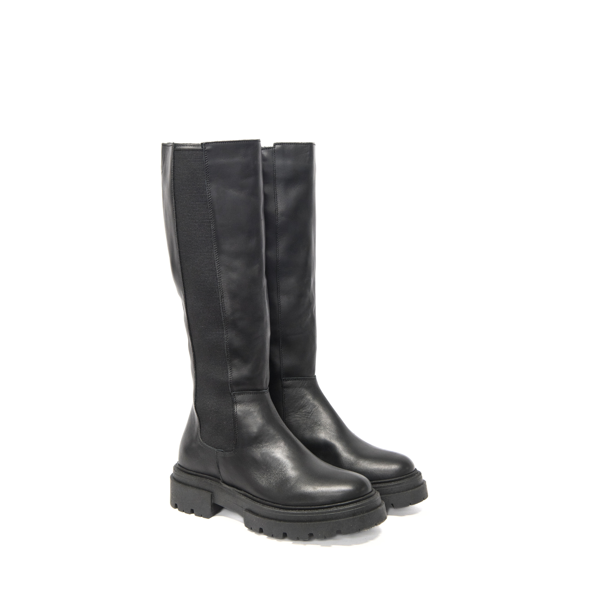 Beseech Boot in Black Leather Beseech Boot in Black Leather
