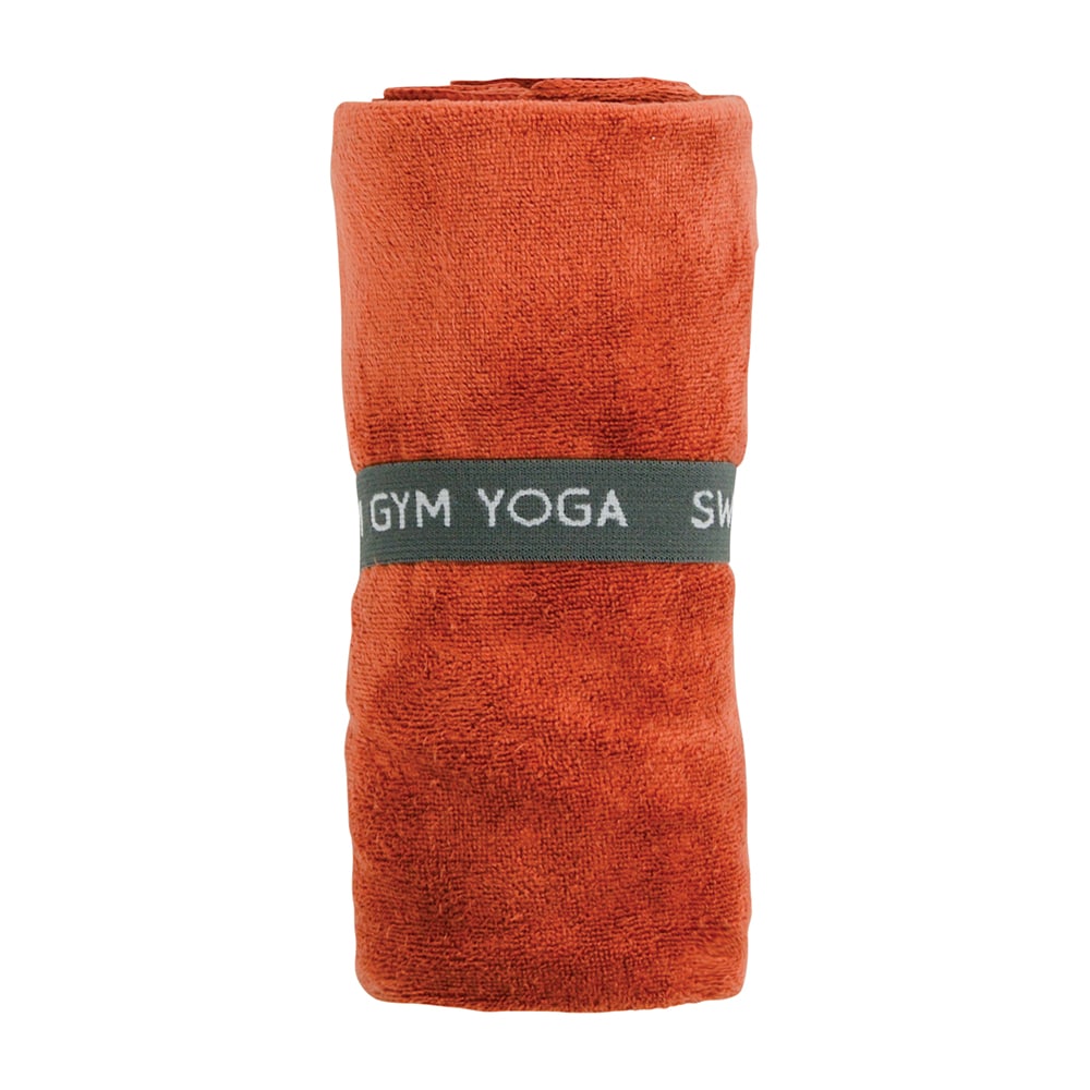 Microfibre Sports Towel in Terracotta