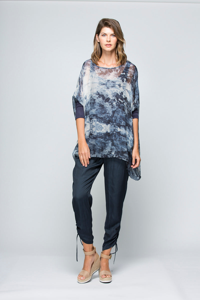 Waterfall Print Georgette Top Waterfall Print Georgette Top