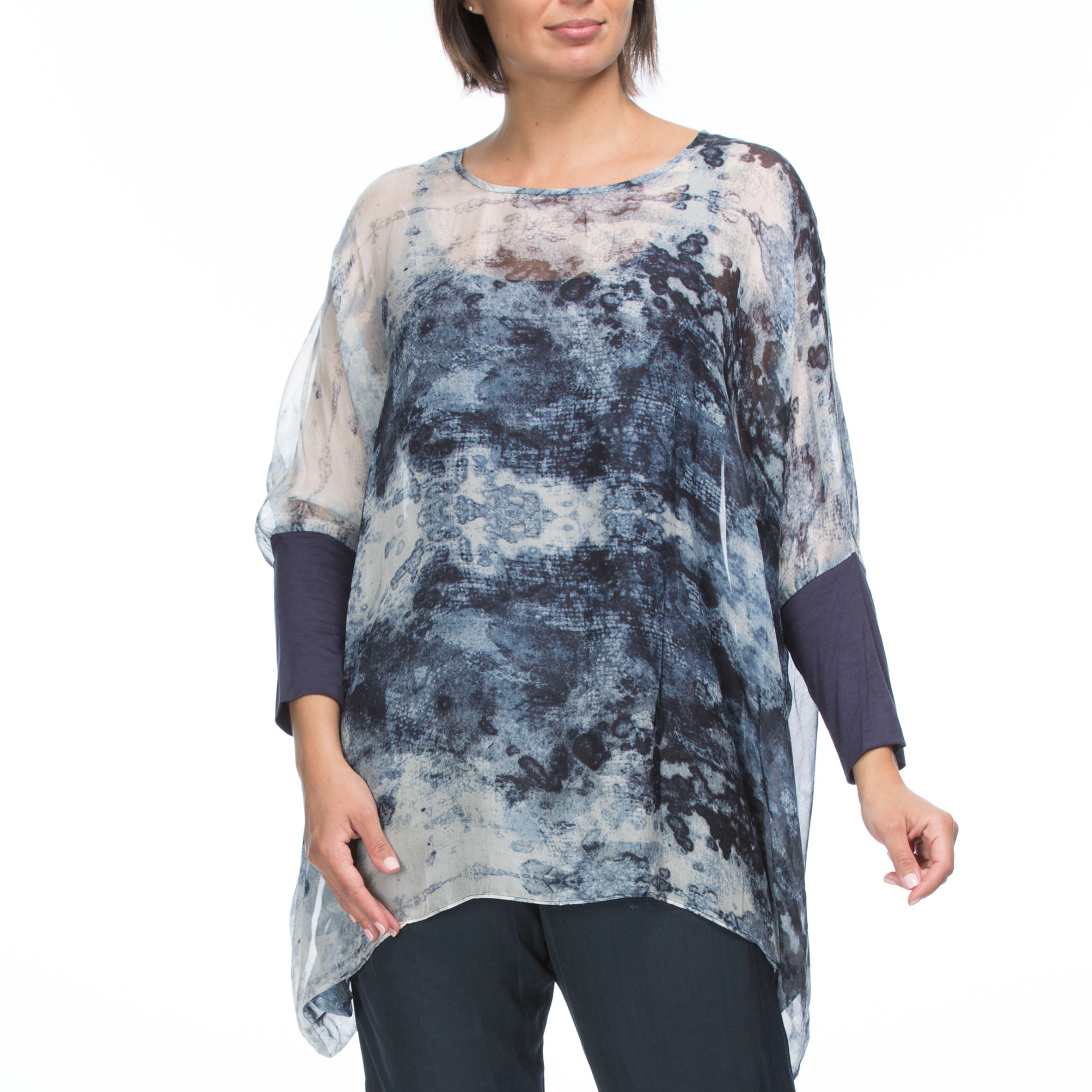 Waterfall Print Georgette Top Waterfall Print Georgette Top