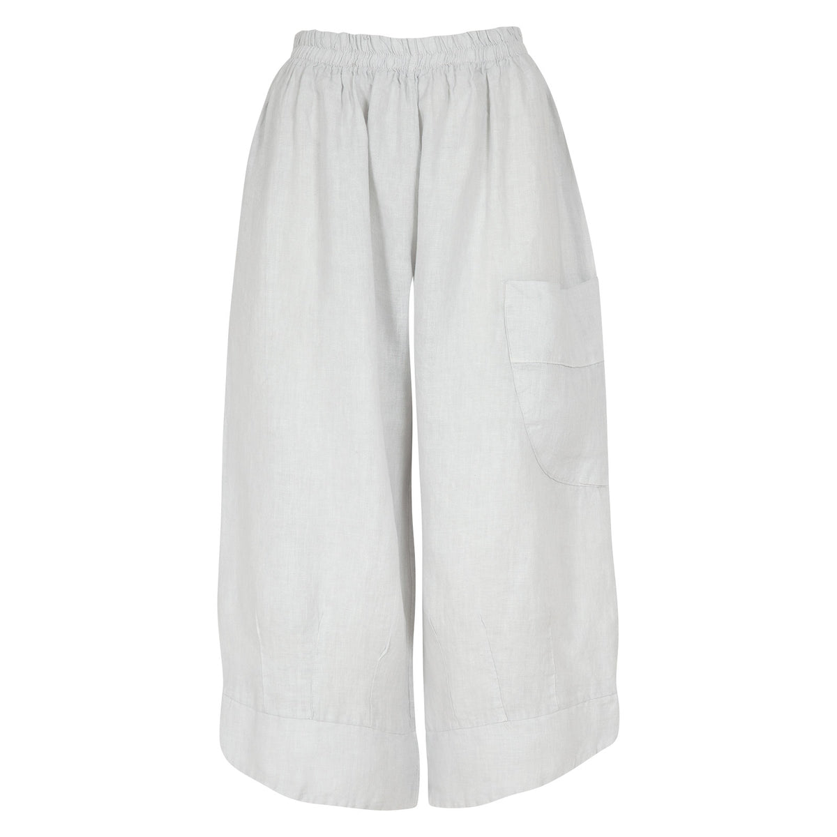 Ridley Collections - Delta Pant in Silver - Womens Clothing - Linen ...