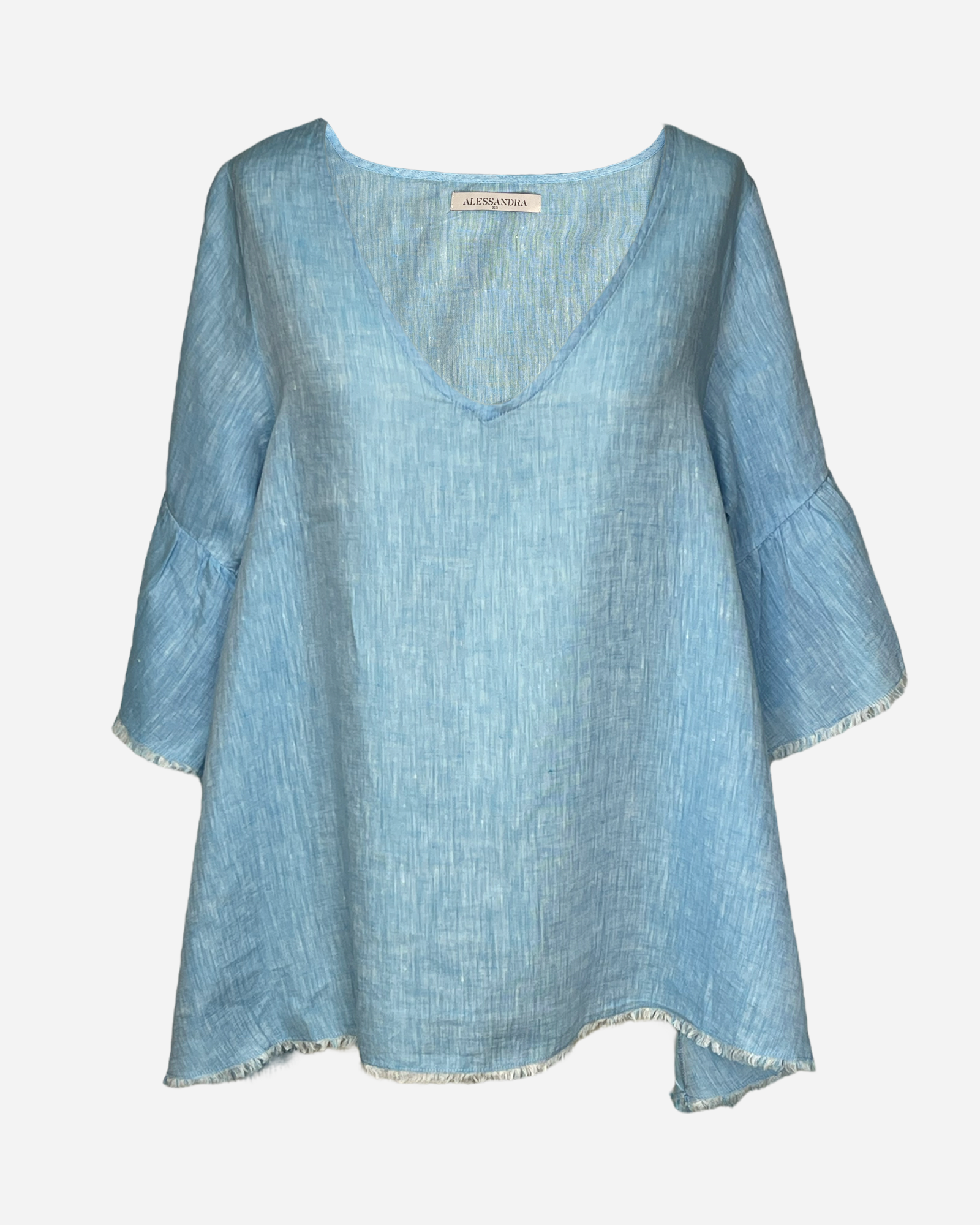 V-Neck Freedom Top in Azure V-Neck Freedom Top in Azure