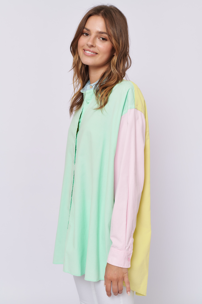 Mix It Up Shirt in Mint Mix It Up Shirt in Mint
