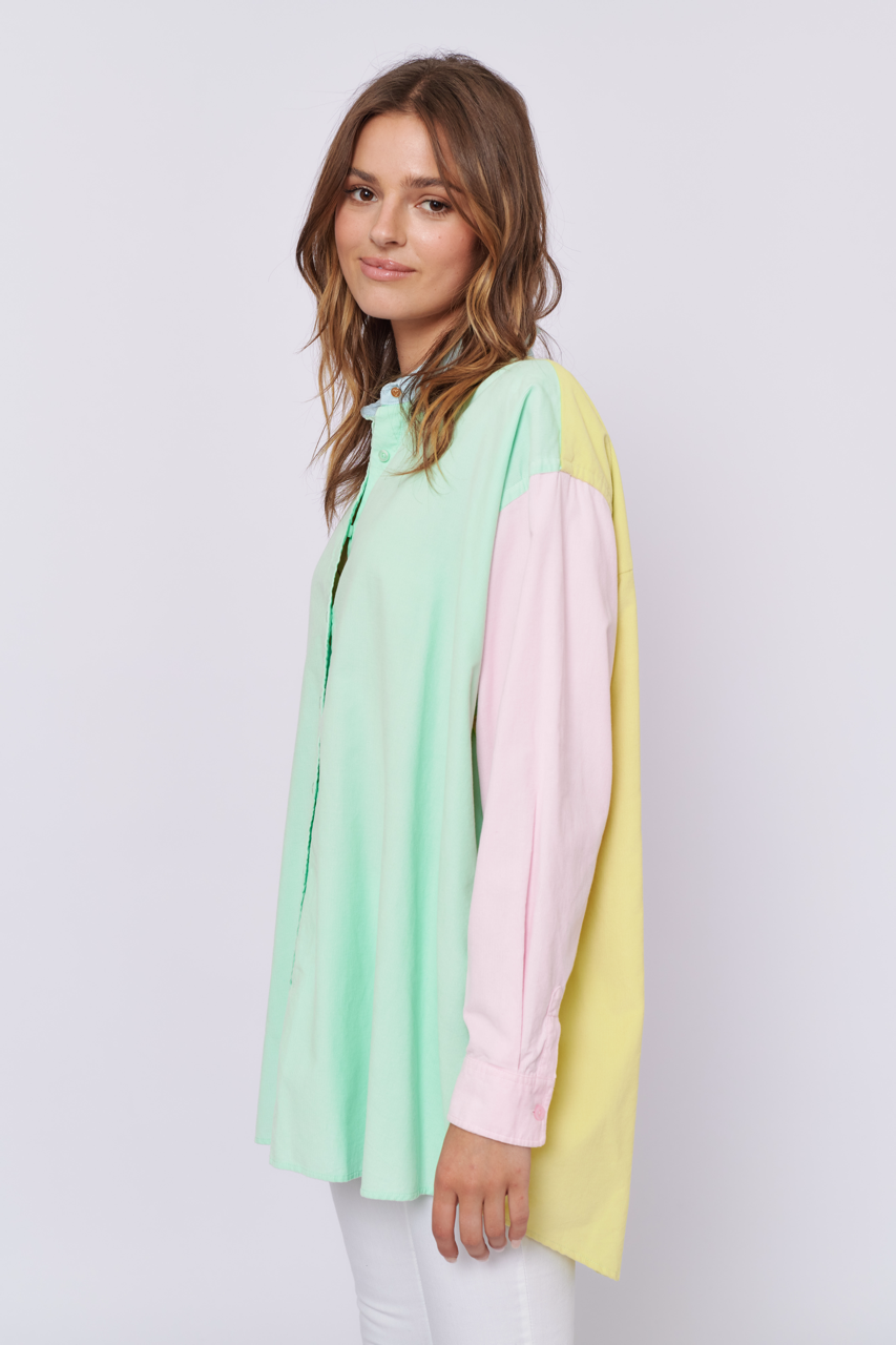Mix It Up Shirt in Mint Mix It Up Shirt in Mint