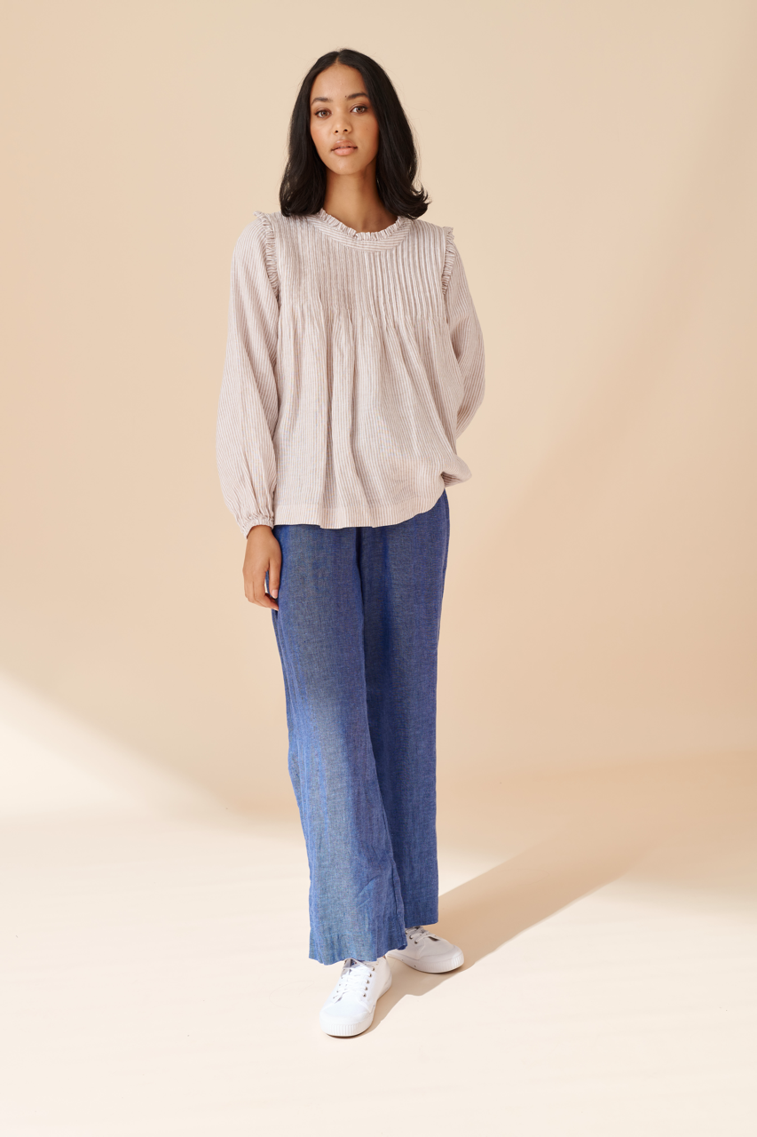 Chiquita Top in Beige Stripe Chiquita Top in Beige Stripe
