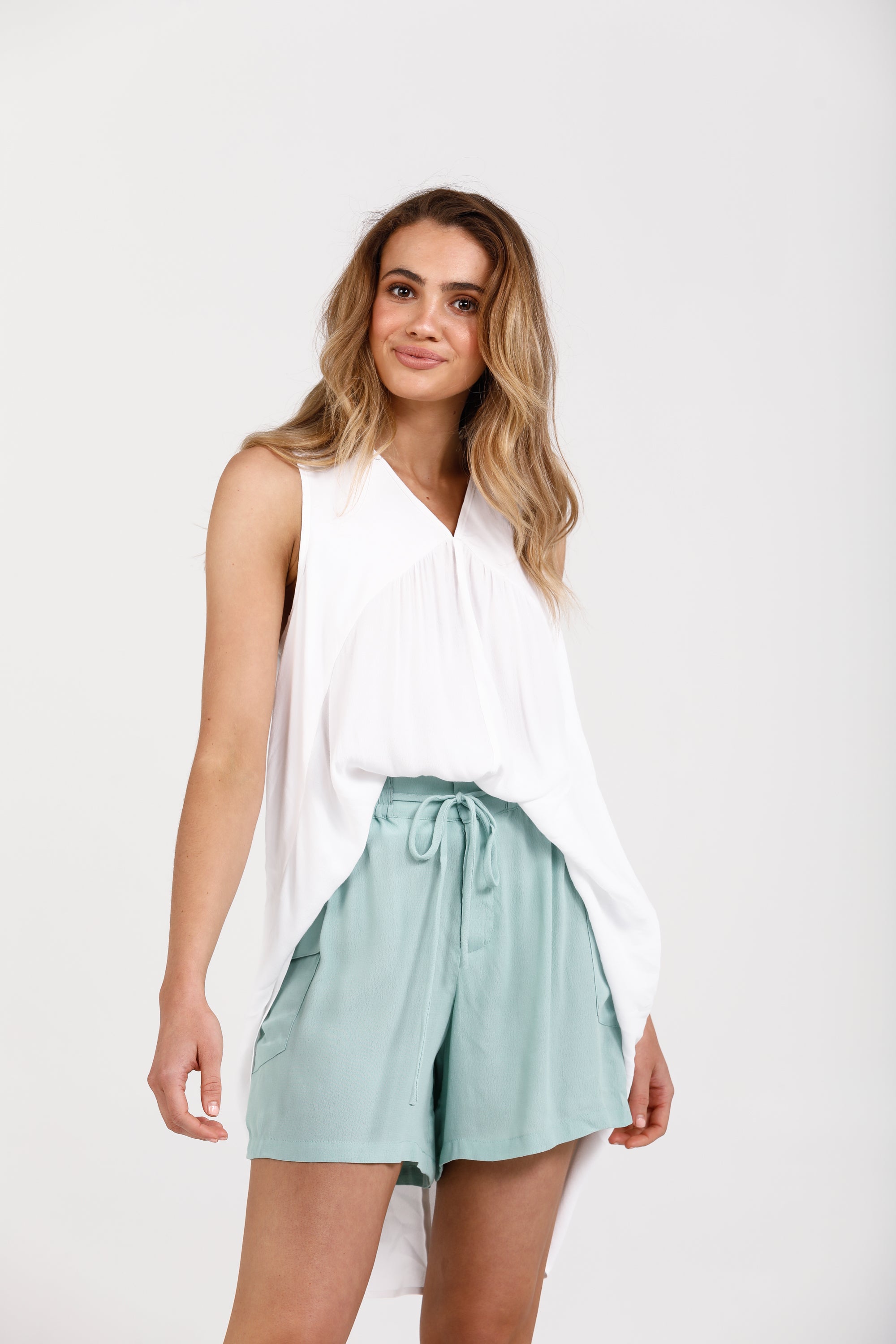 Totem Shorts in Sage Totem Shorts in Sage