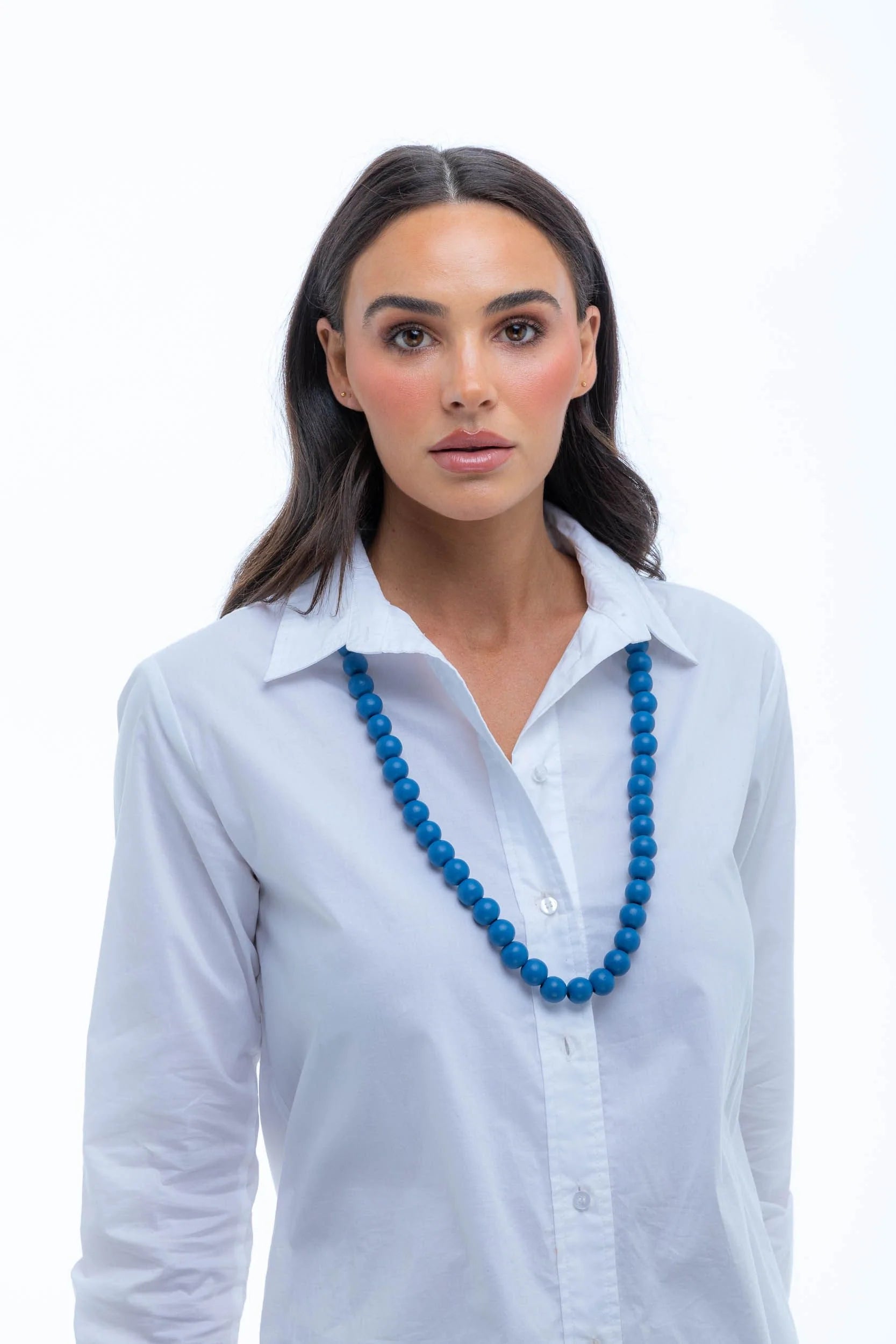 Clarice Bead Necklace in Ivory Clarice Bead Necklace in Ivory