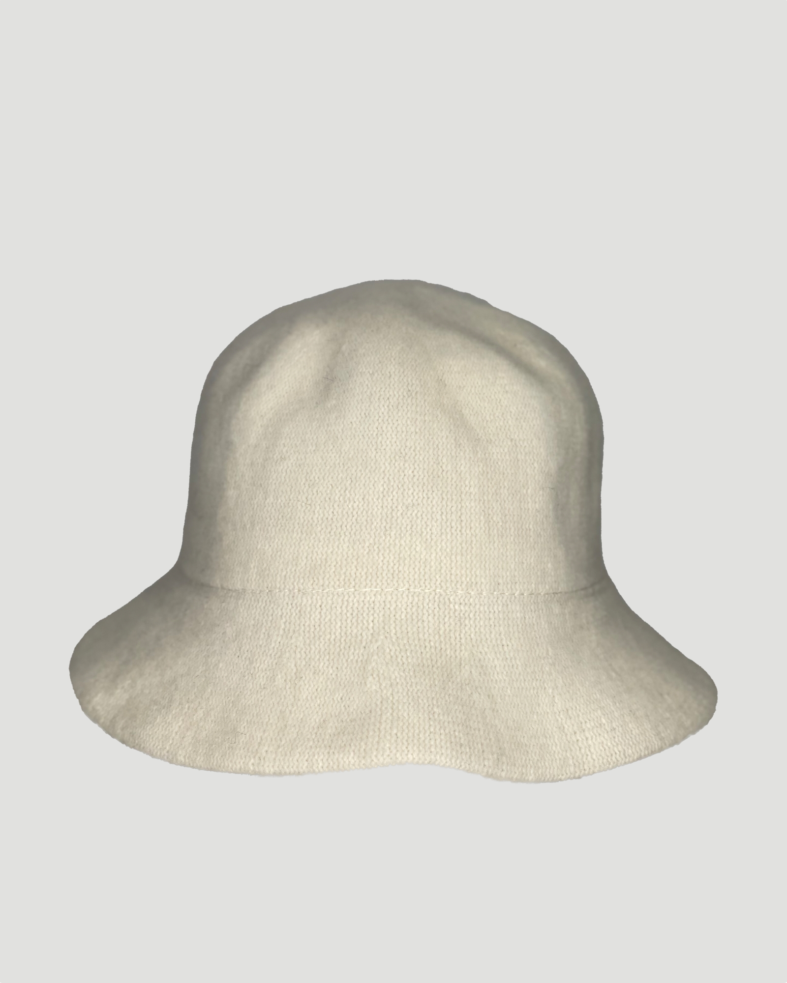 Caitlin Knitted Bucket Hat in Cream Caitlin Knitted Bucket Hat in Cream