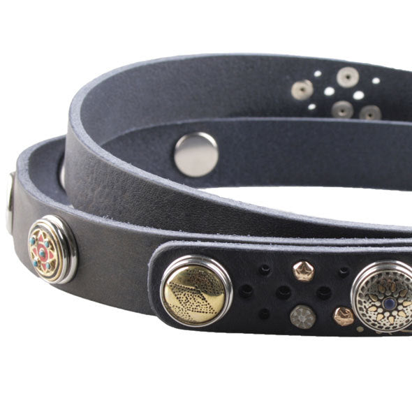 NOOSA AMSTERDAM DIVALI PRINT BELT SKINNY - NATURAL NOOSA AMSTERDAM DIVALI PRINT BELT SKINNY - NATURAL
