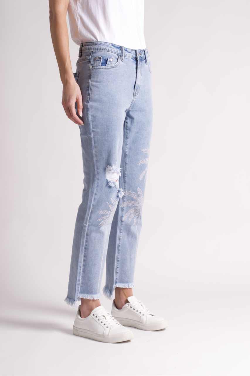 Jolly Jeans With Palm Trees Jolly Jeans With Palm Trees