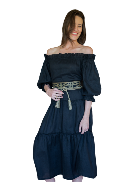 Mosaic Belt in Charcoal Mosaic Belt in Charcoal