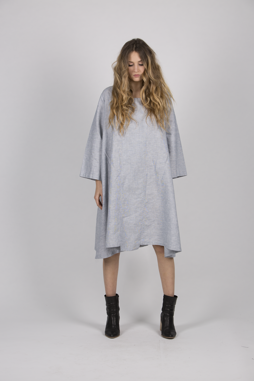 Tiffany Dress in Smokey Blue Tiffany Dress in Smokey Blue