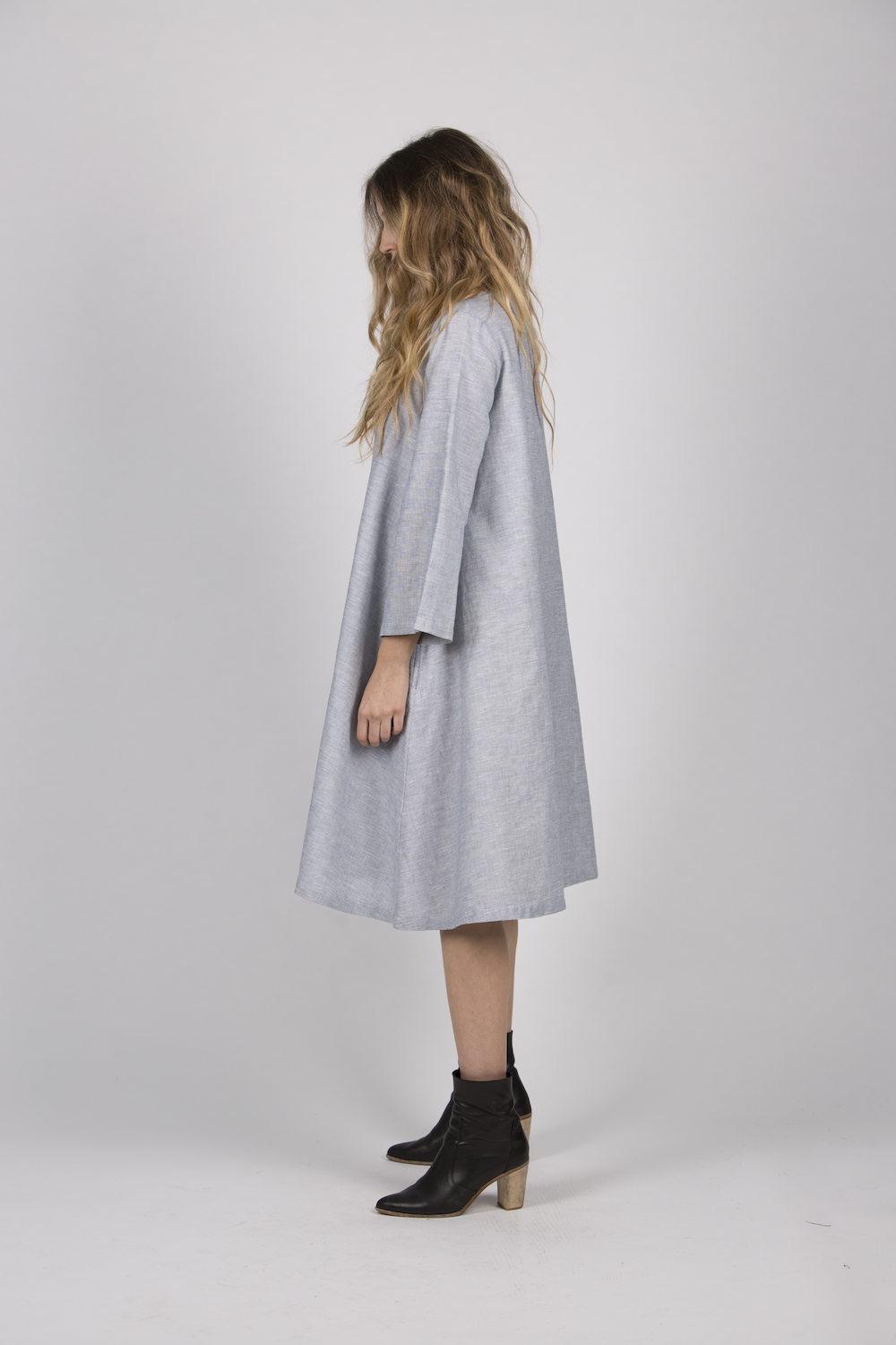 Tiffany Dress in Smokey Blue Tiffany Dress in Smokey Blue