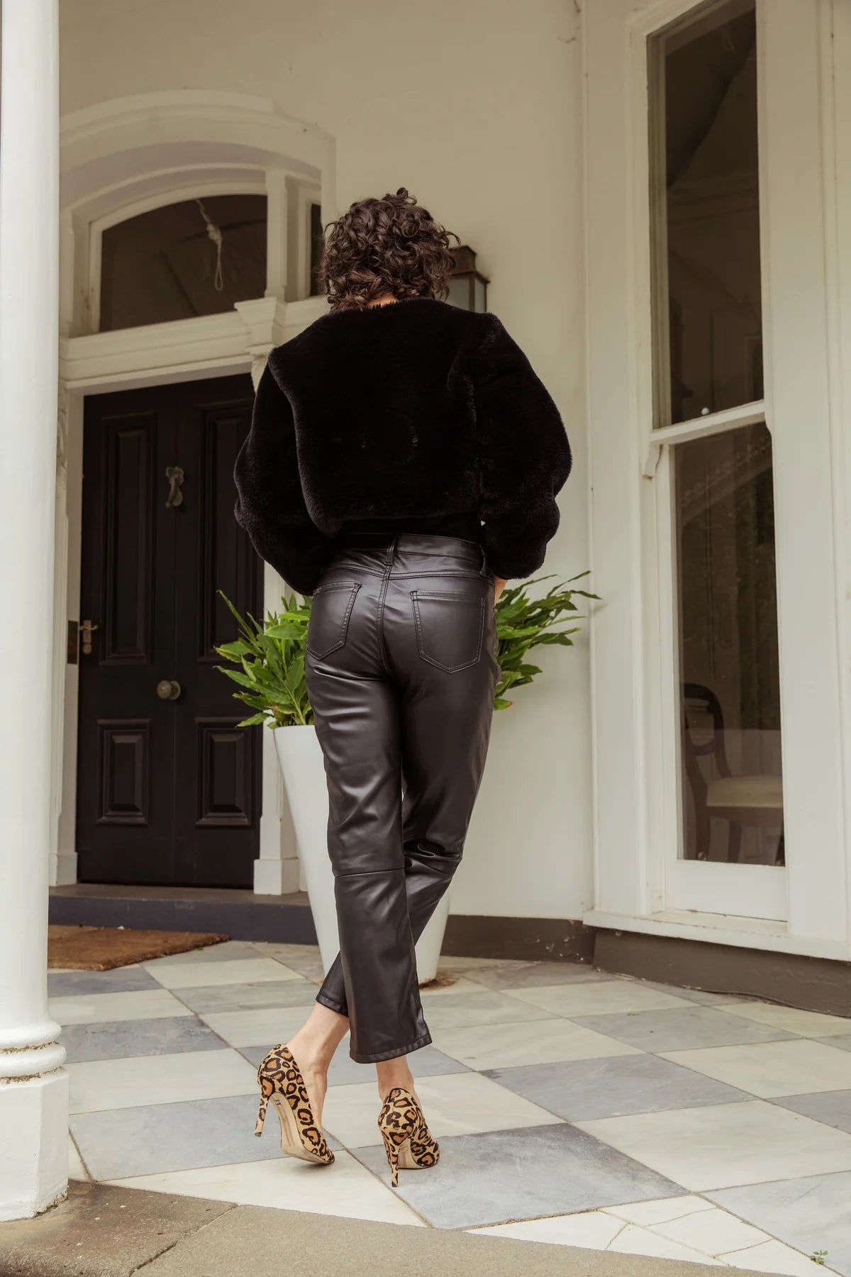 Flint Vegan Leather Jean Flint Vegan Leather Jean