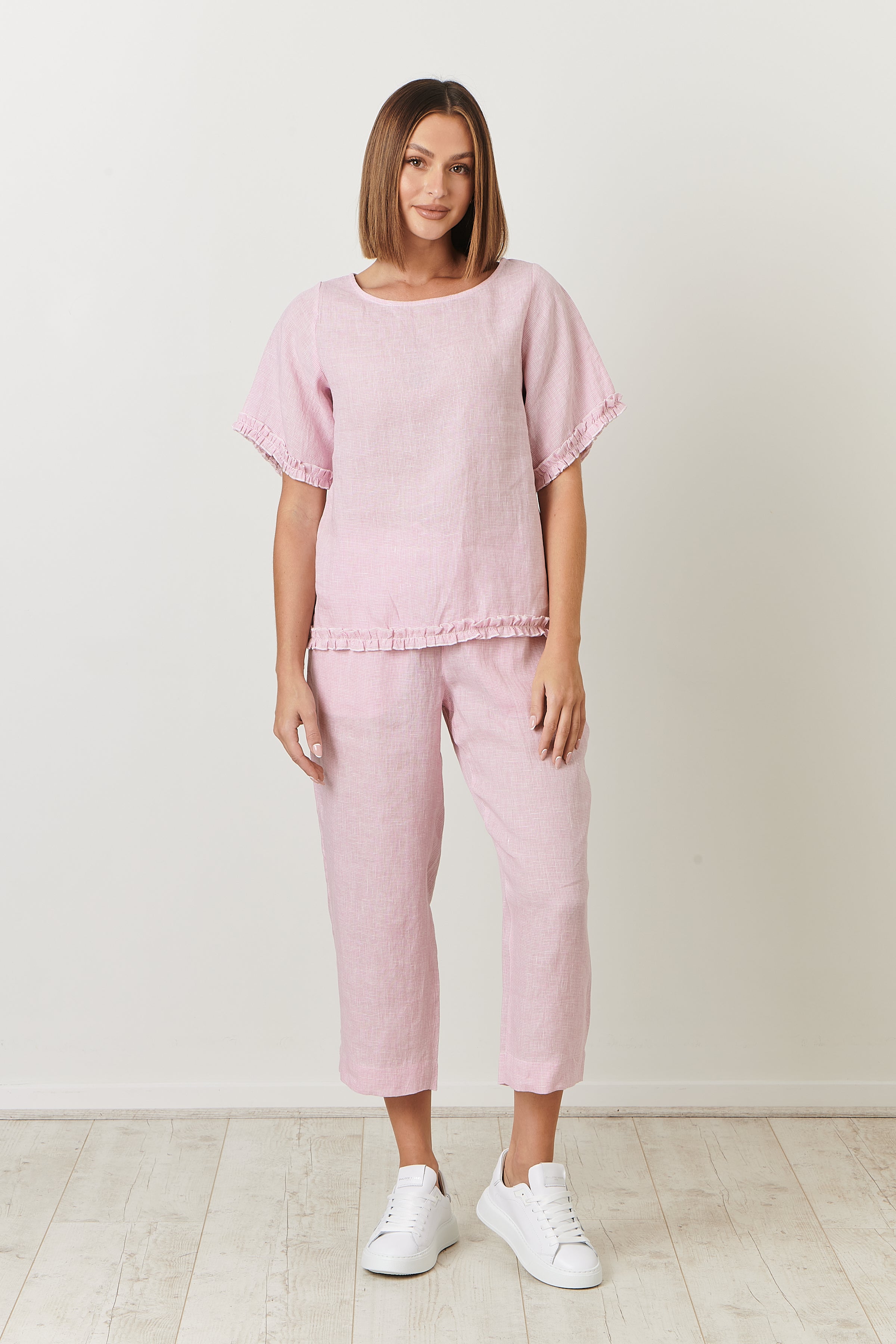 GA242 Linen Pants in Sorbet GA242 Linen Pants in Sorbet