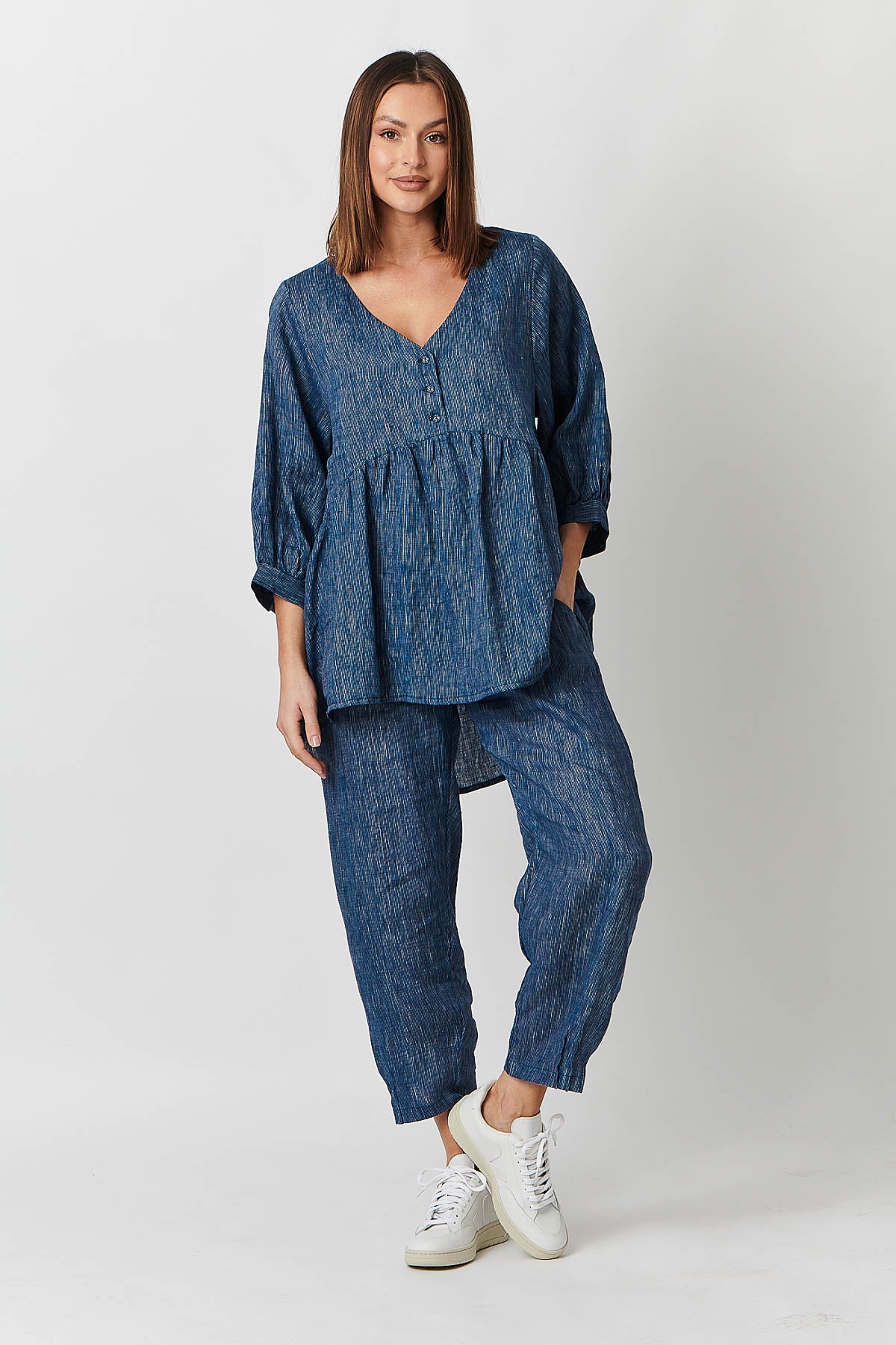 GA414 V Neck Swing Tunic in Admiral GA414 V Neck Swing Tunic in Admiral