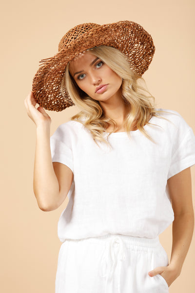 Sophia Sun Hat in Copper Sophia Sun Hat in Copper