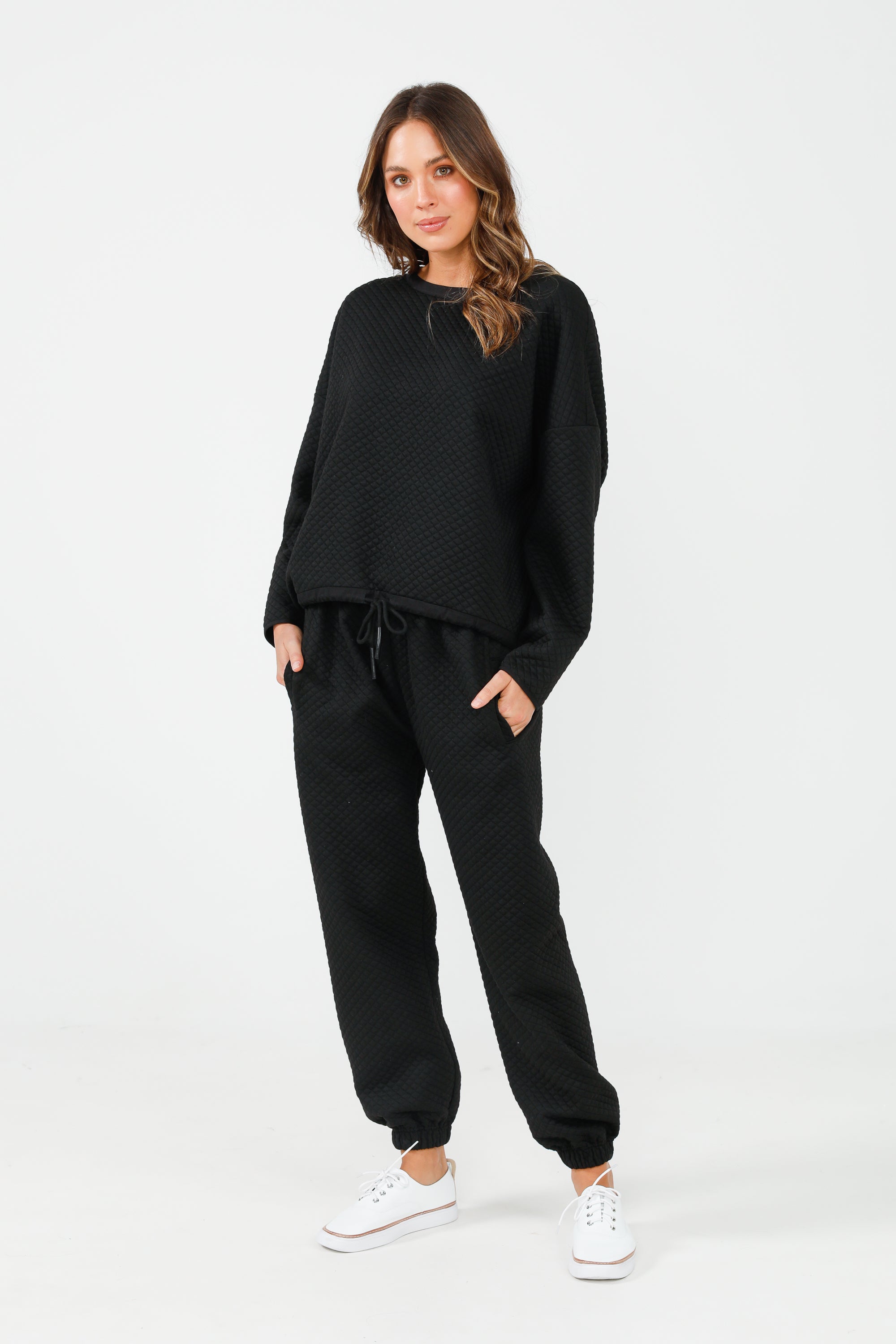 Sierra Track Pants | Black Quilt Sierra Track Pants | Black Quilt