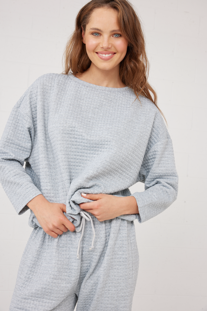 McLaren Sweat | Grey Marle Quilt McLaren Sweat | Grey Marle Quilt