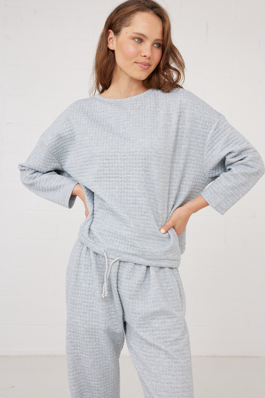 McLaren Sweat | Grey Marle Quilt McLaren Sweat | Grey Marle Quilt