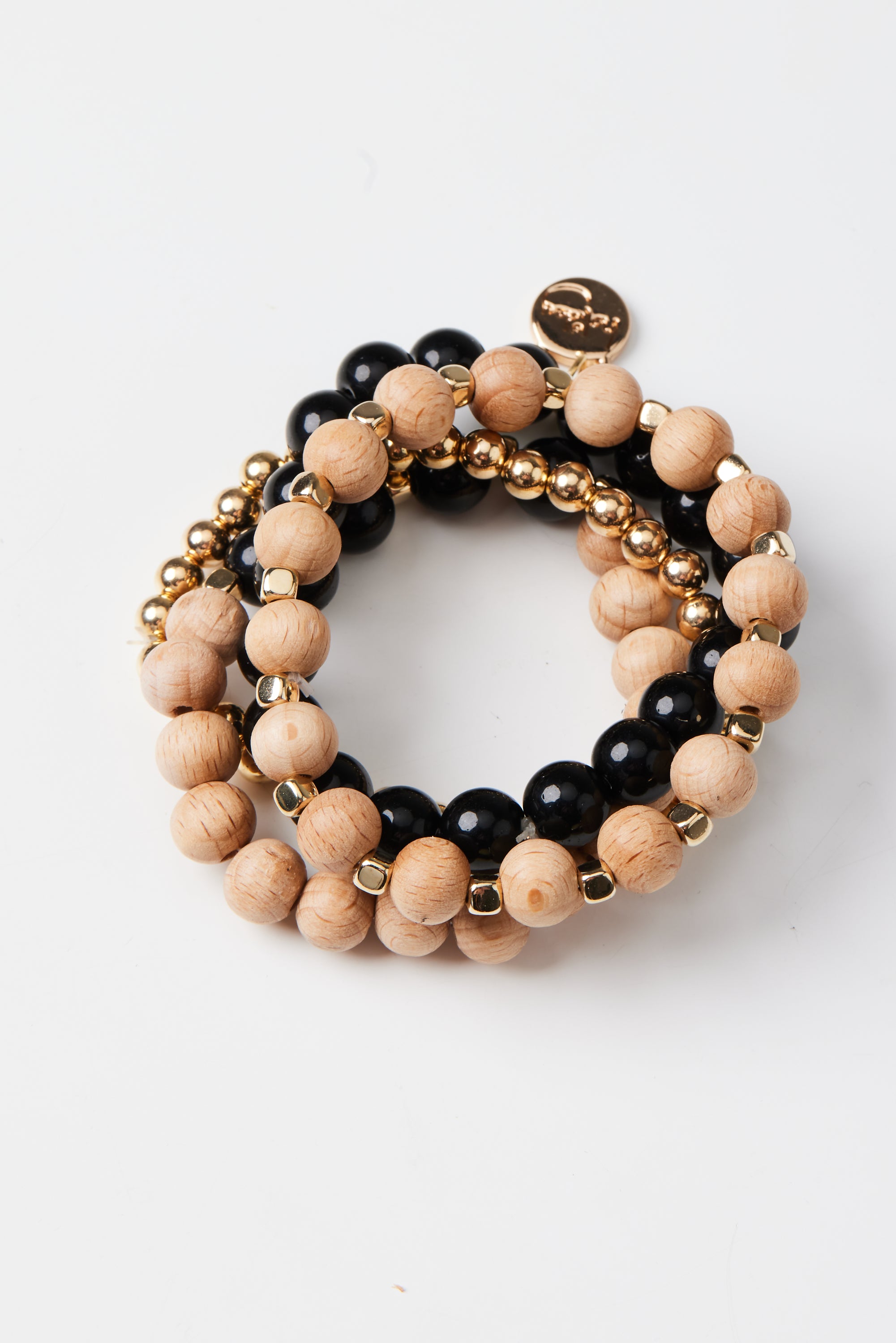 Sunset Bracelet Stack in Black Sunset Bracelet Stack in Black