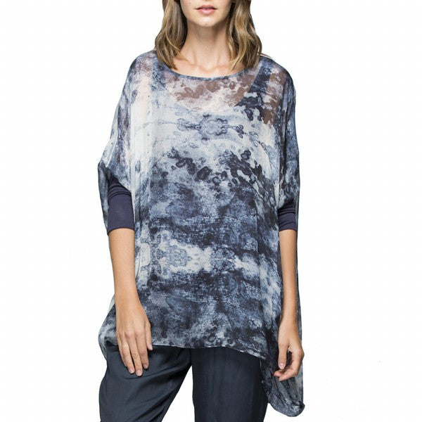 Waterfall Print Georgette Top Waterfall Print Georgette Top