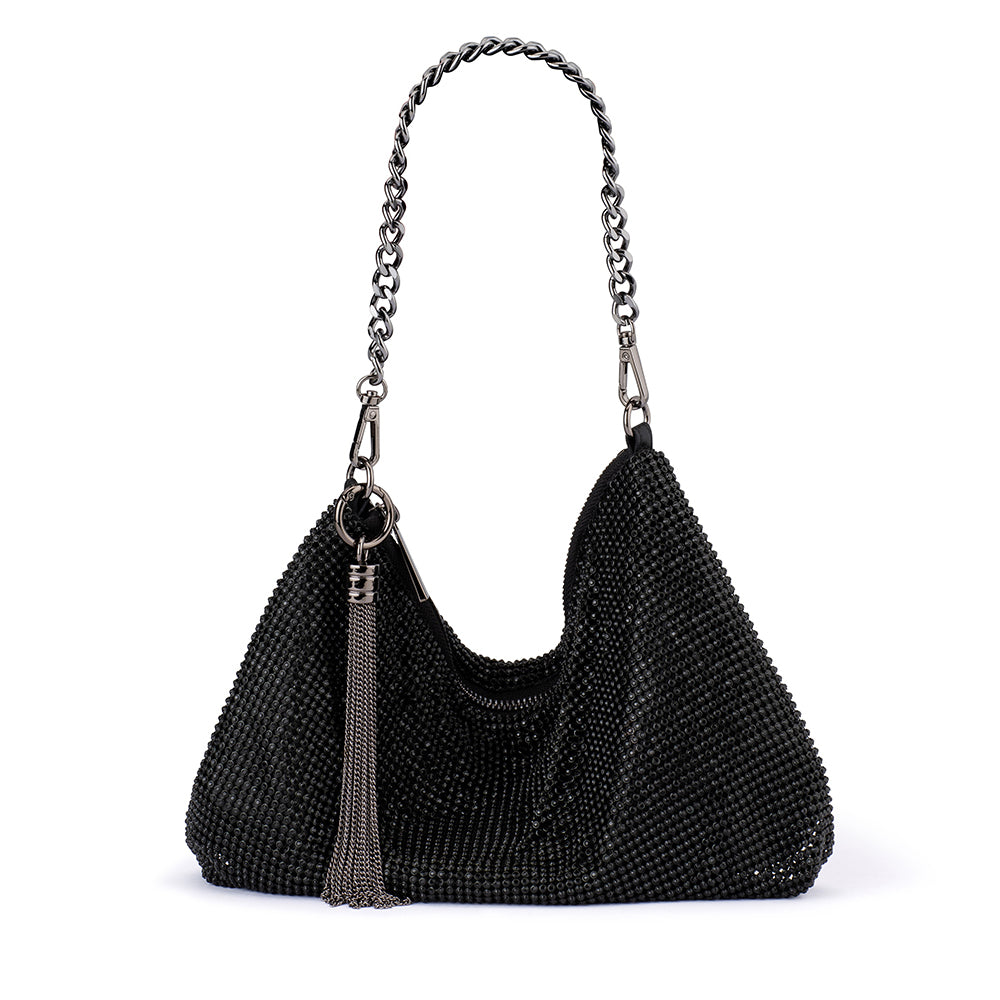 Jace Crystal Shoulder in Silver Jace Crystal Shoulder in Silver