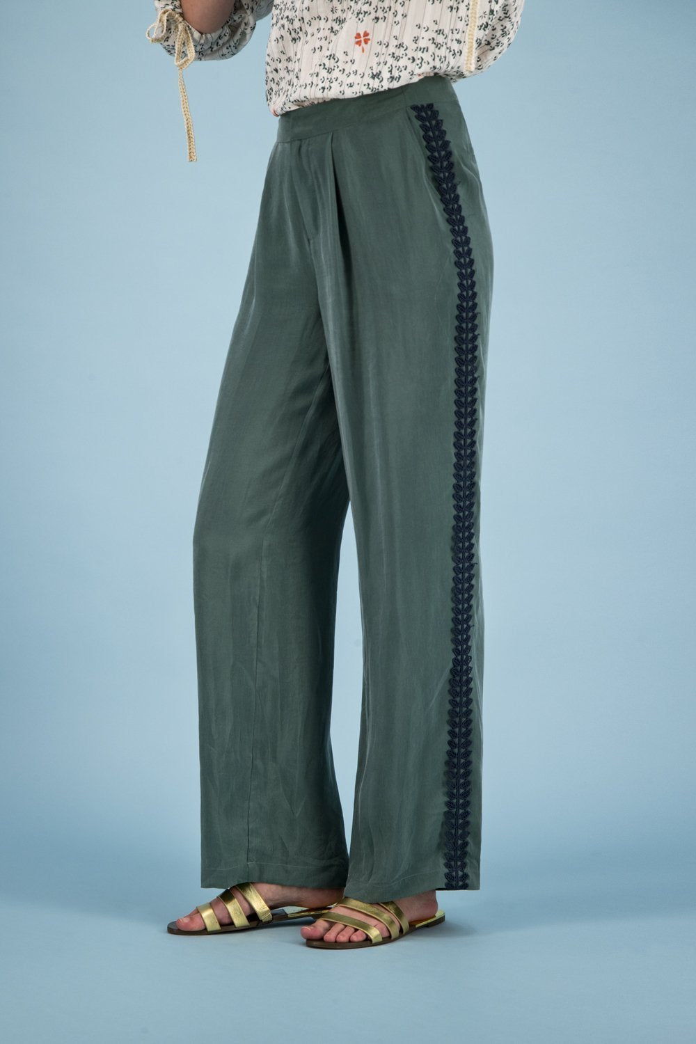 Bayou Green Pants by Katja