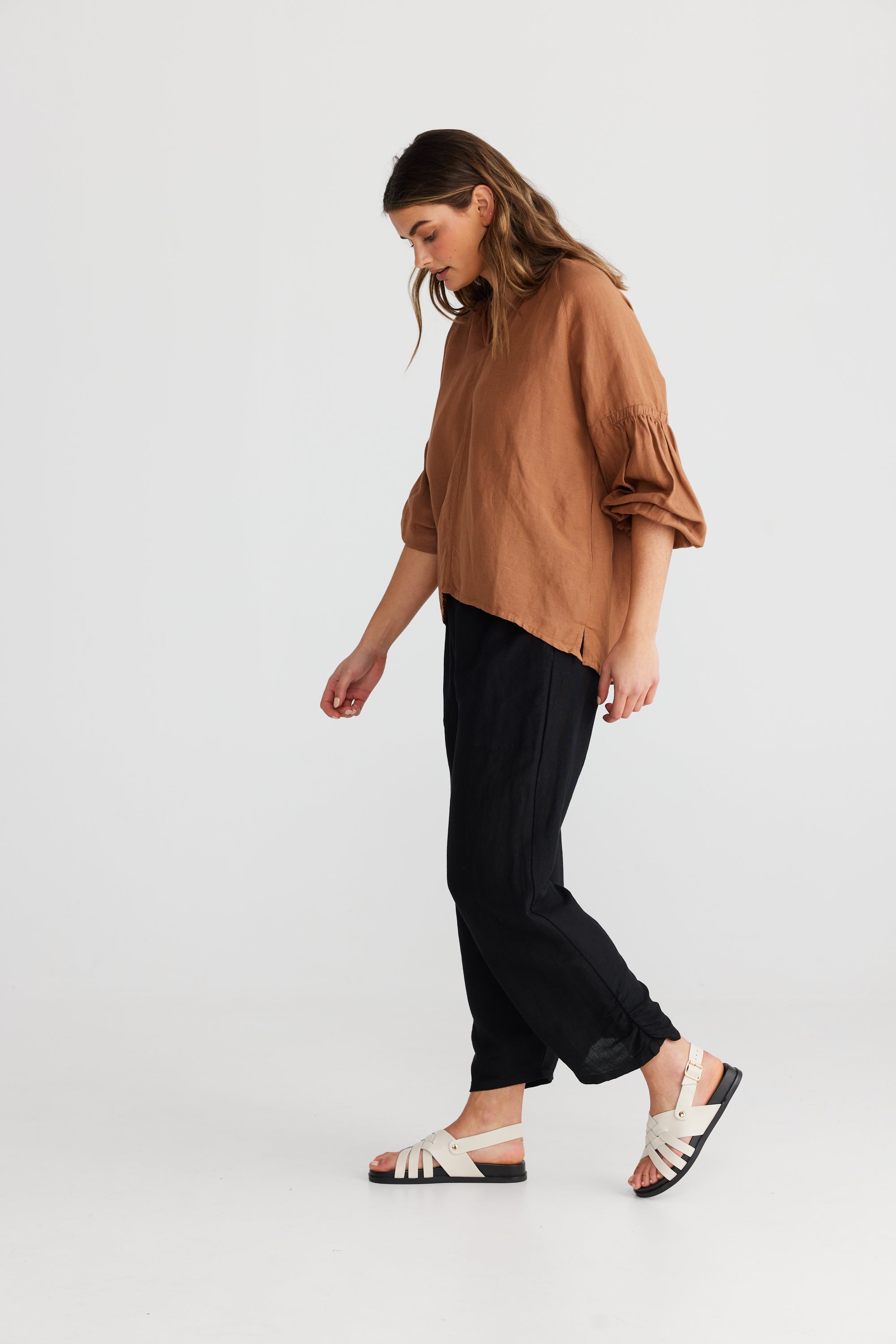Salerno Top in Terracotta Salerno Top in Terracotta