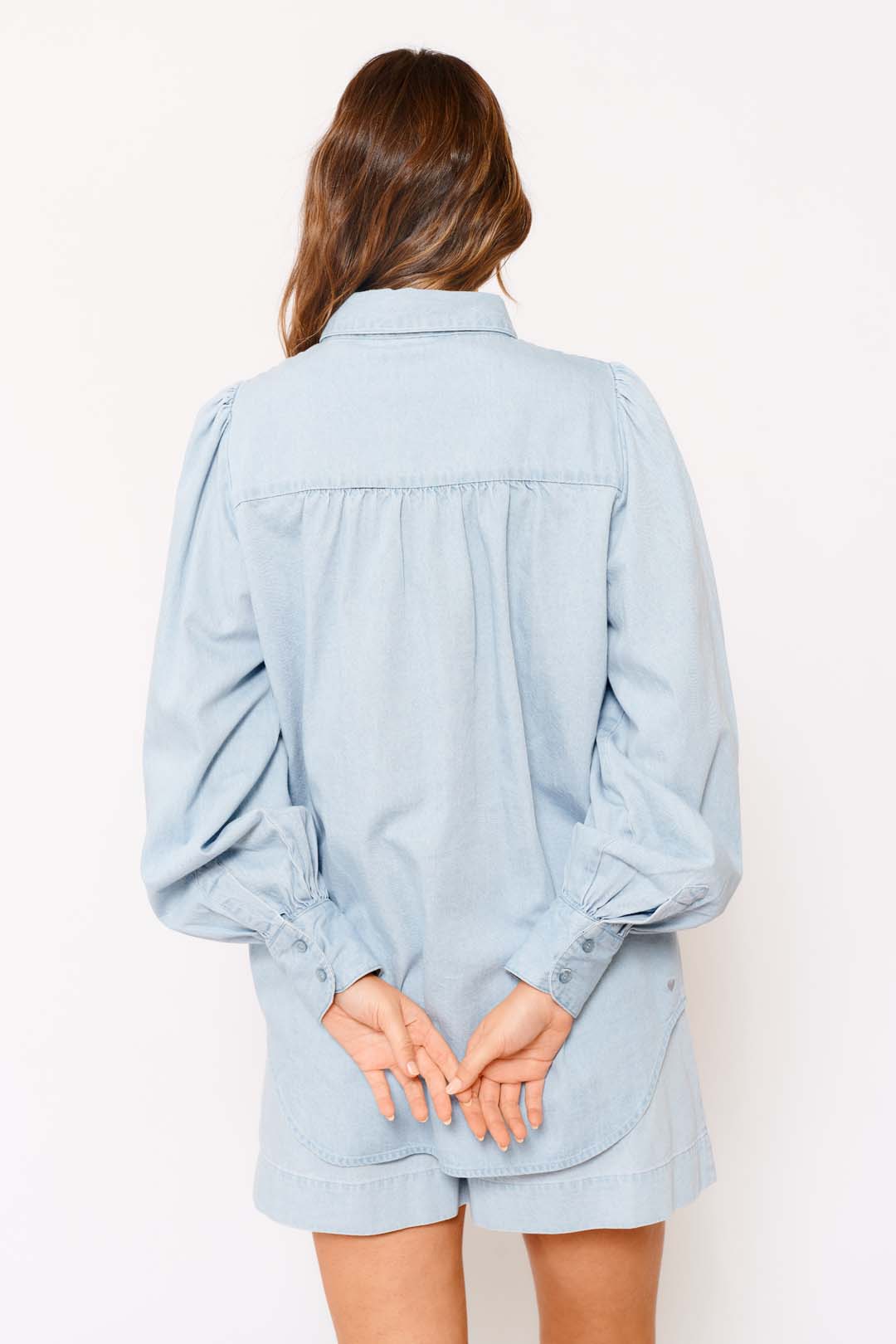 Soho Top in Pale Blue Soho Top in Pale Blue