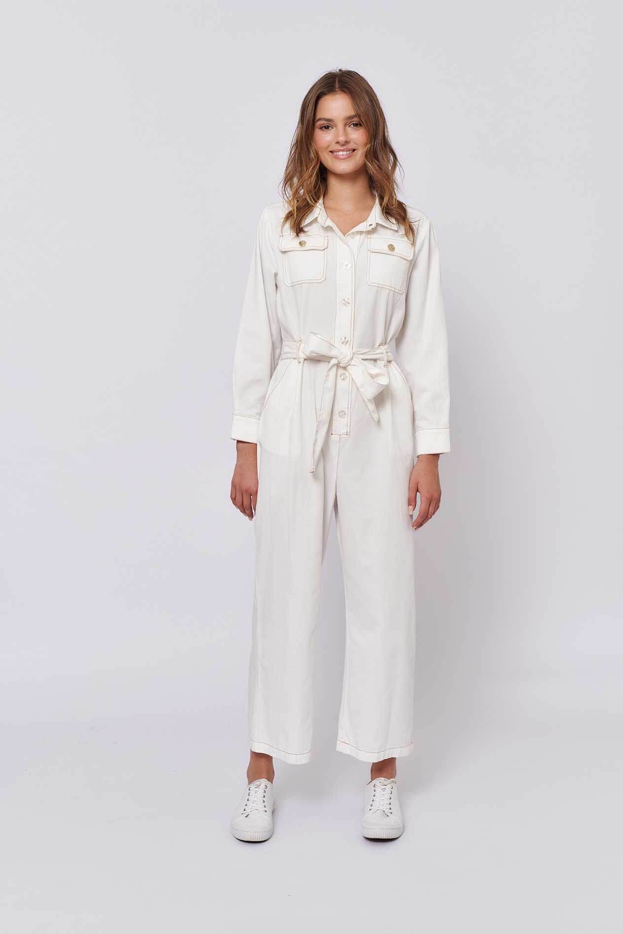 Premium AI Image | Design of Denim Jumpsuit Cotton Unisex Relaxed Fit This  Unisex Jumpsui Isolated on White BG Blank