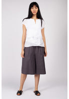 Fuzuki Fold Top in Navy Fuzuki Fold Top in Navy