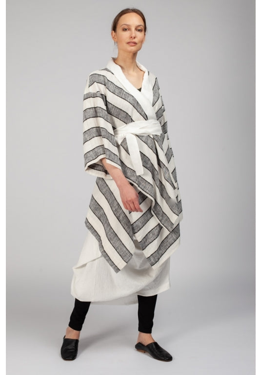 Haori Jacket Grey Stripe Haori Jacket Grey Stripe
