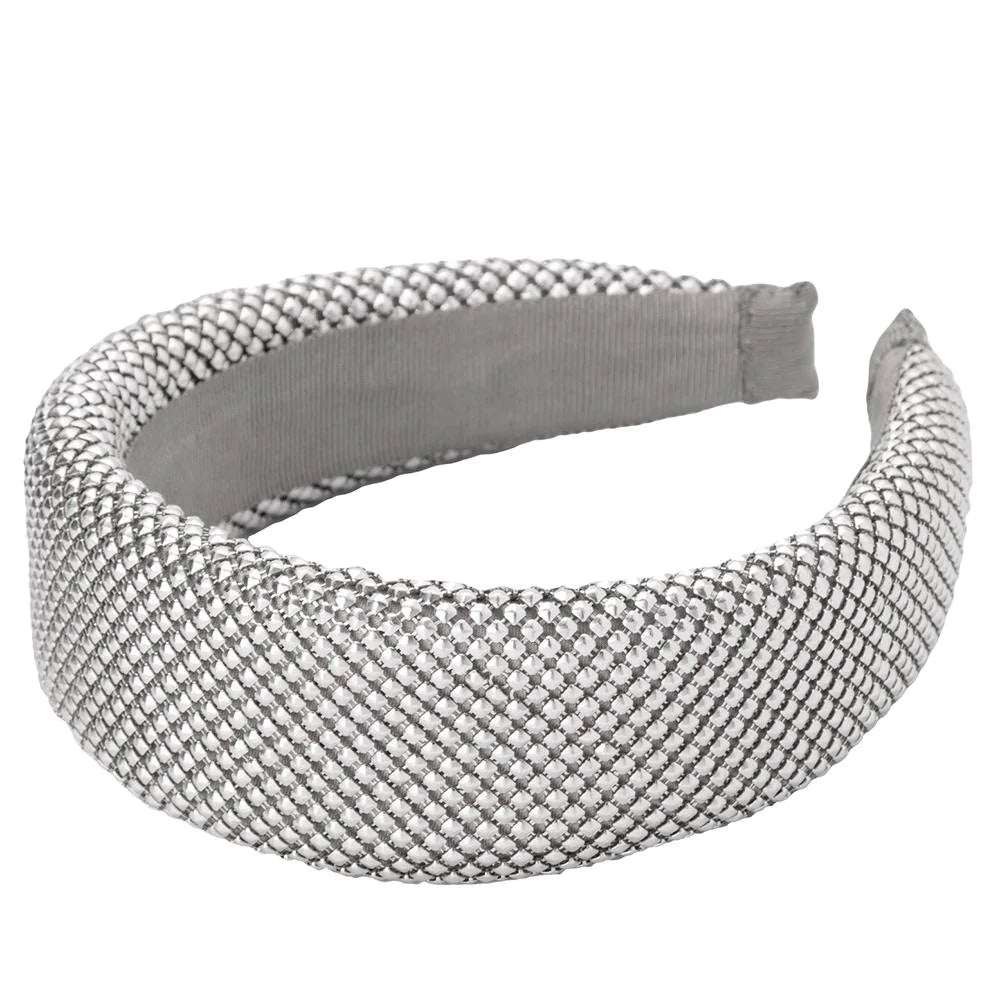 Ebony Metal Mesh Headband in Black Ebony Metal Mesh Headband in Black