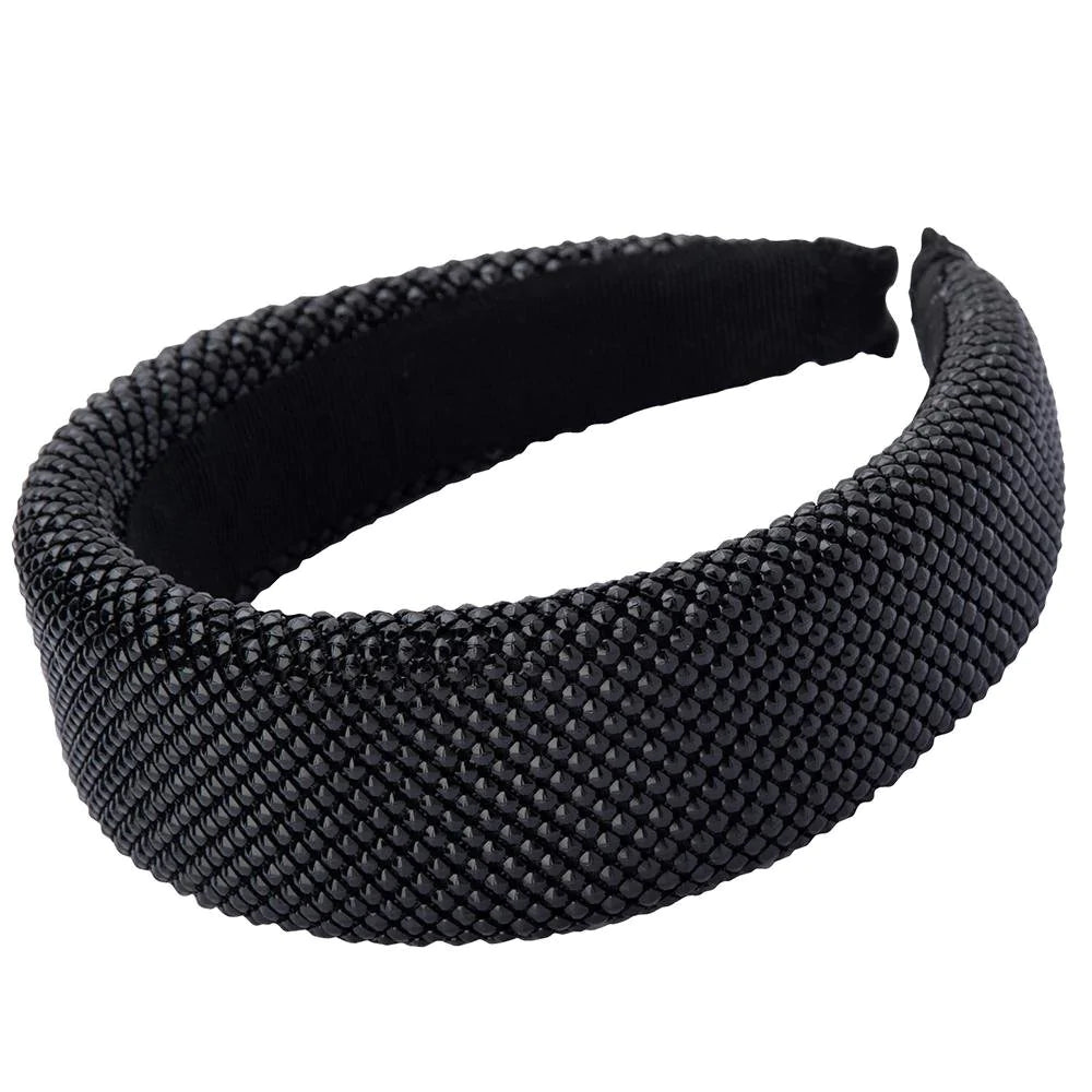 Ebony Metal Mesh Headband in Black Ebony Metal Mesh Headband in Black