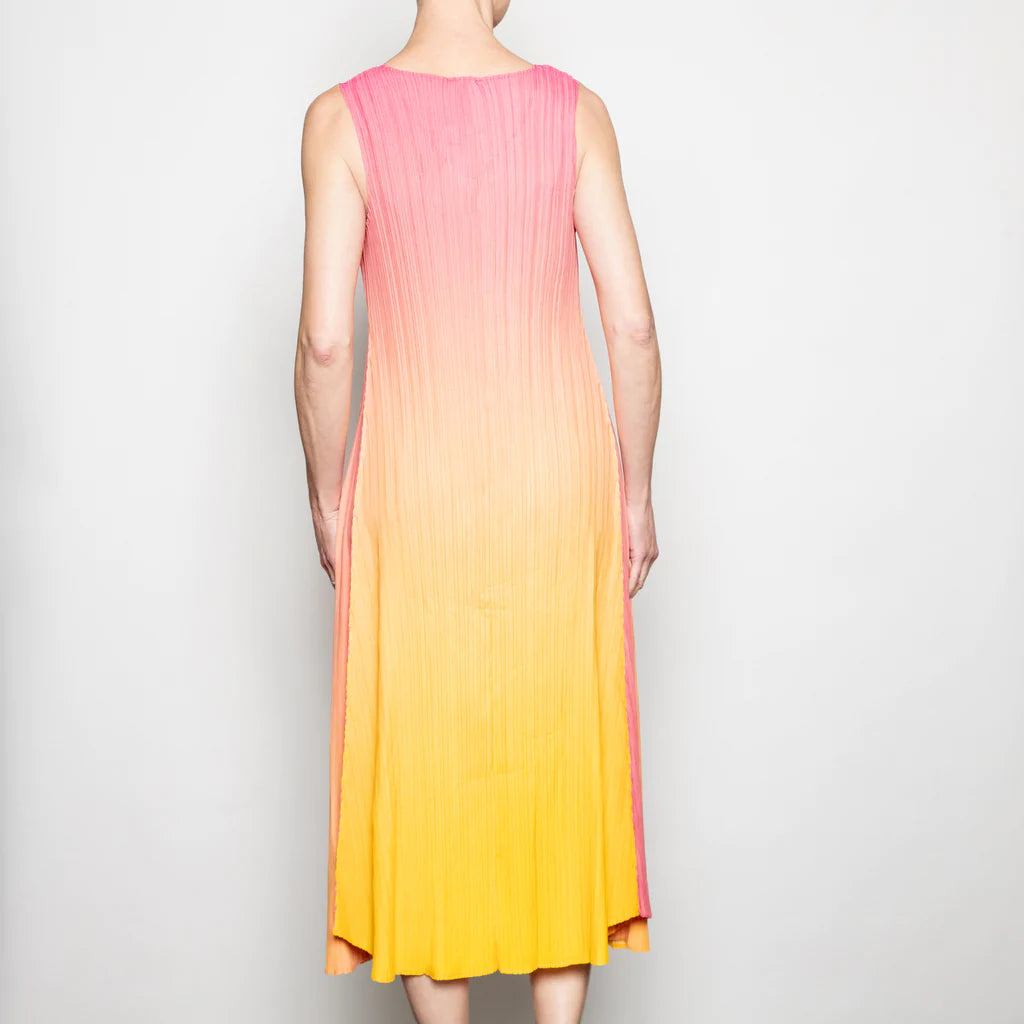 Long Estrella Dress in Hot Pink/Yellow Ombre Long Estrella Dress in Hot Pink/Yellow Ombre