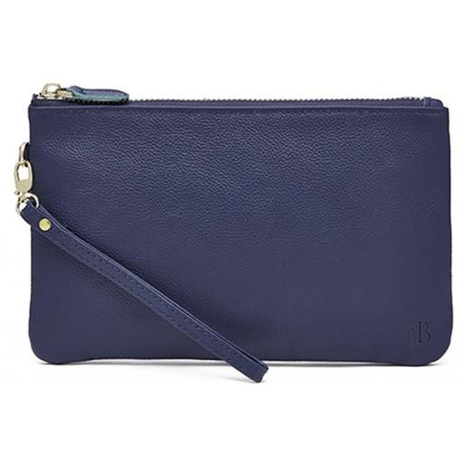 Handbag Butler Navy Mighty Purse Womens Wristlet Leather Secret Girl Stuff