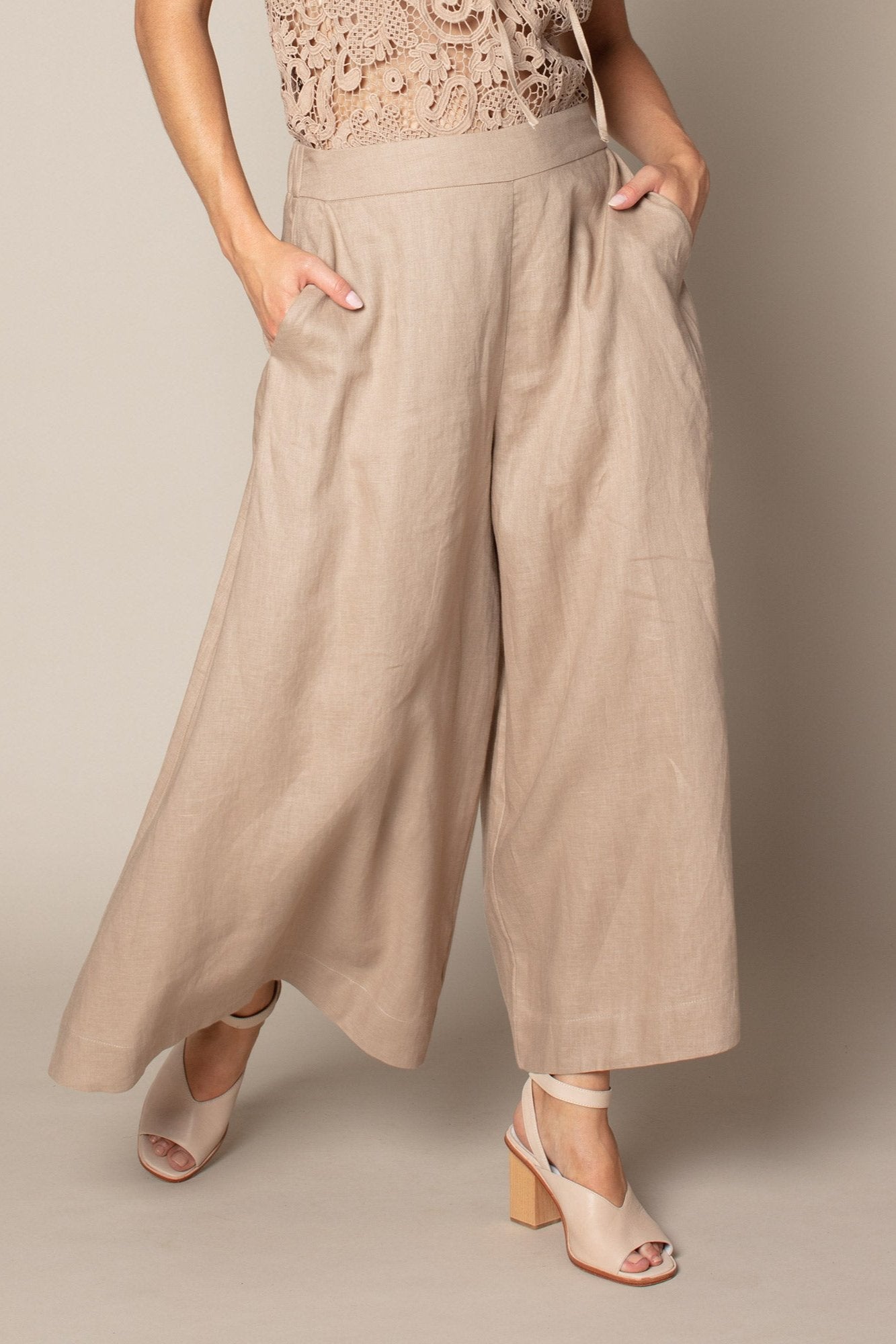 Court Pant in Caramello Court Pant in Caramello