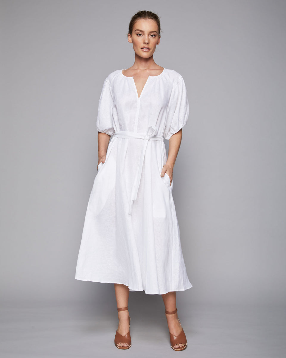 Zoe Kratzmann - Distil Dress - Womens Clothing - Porcelain Linen Belt ...