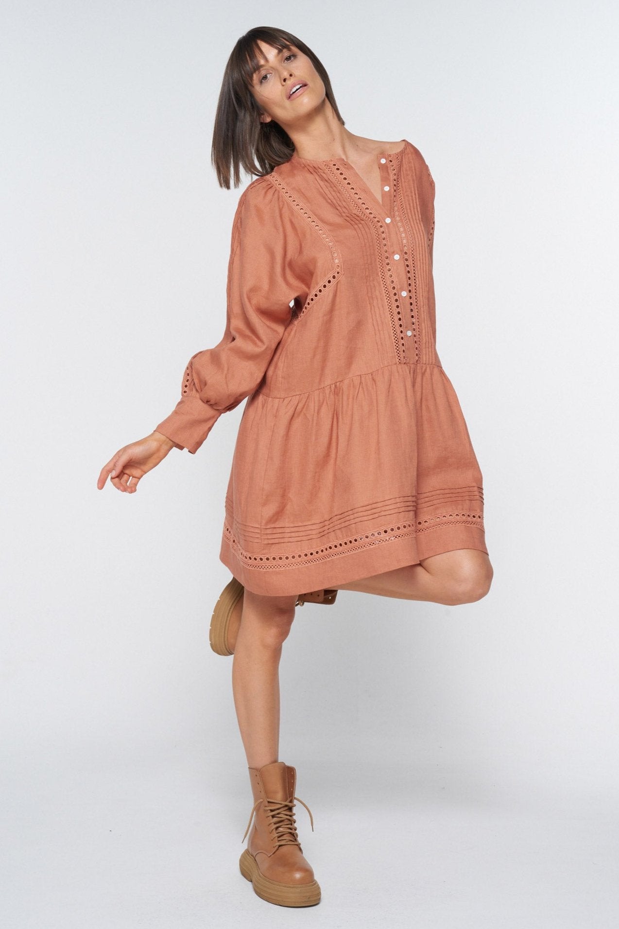 Douse Dress in Russet Douse Dress in Russet
