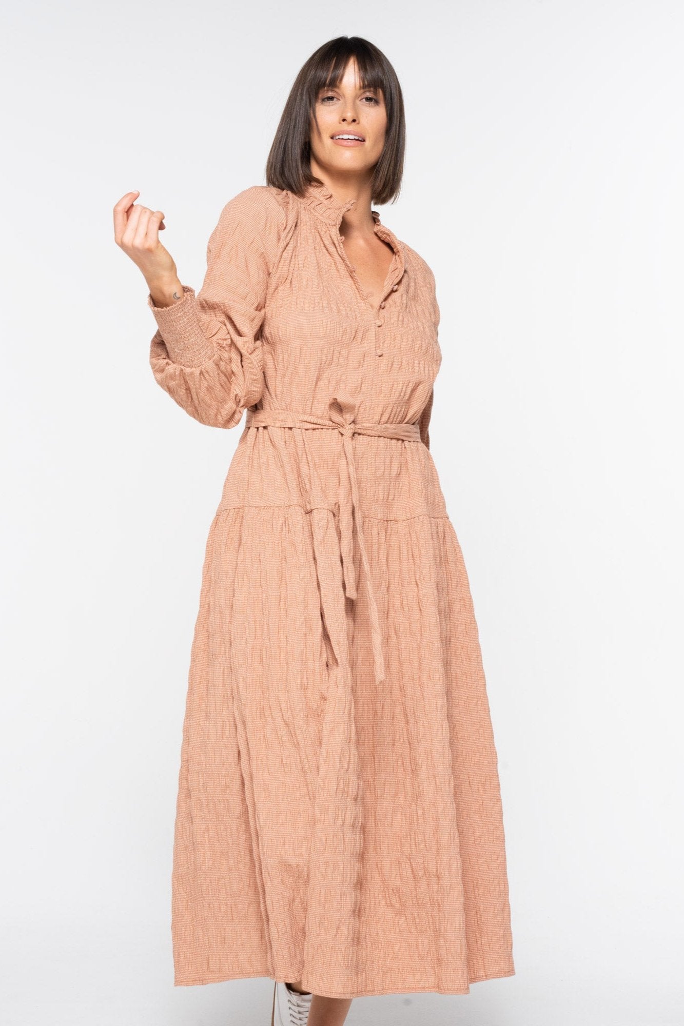 Tether Dress in Russet Mini Tether Dress in Russet Mini